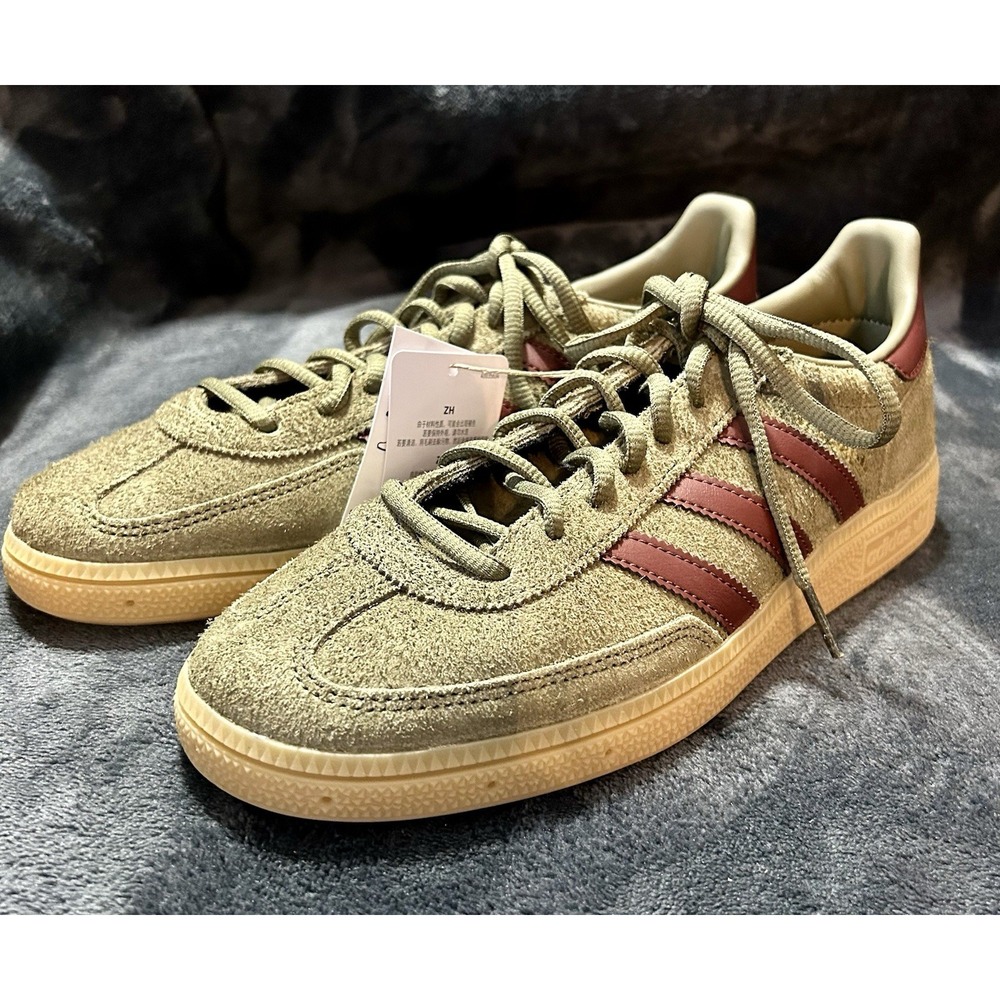 adidas Handball Spezial Olive Brown JQ8297 Men's Size 8.5